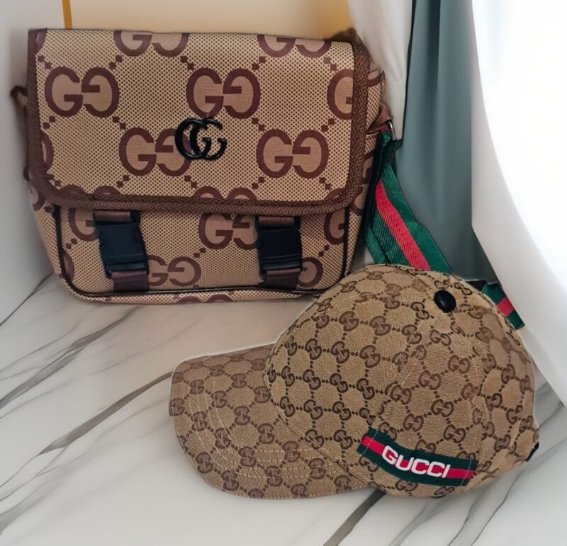 PACK GUCCI SUPER❤️‍🔥 Casquette  +  Sacoche